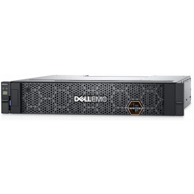 СХД Dell PowerVault ME5024 / Dual Controller 8x 32Gb FC / 8x 16Gb SFP+ / 14x 7,68Tb 24Gb/s SAS SSD RI / Rails / 2x PSU / 2x Power cord C13-C14 / Bezel